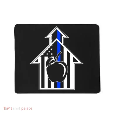 School Police Blue Thin Line Mousepad