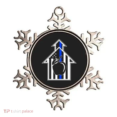 School Police Blue Thin Line Ornament