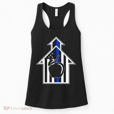 School Police Blue Thin Line Women's Tank Top