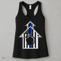 School Police Blue Thin Line Women's Tank Top thumb 3