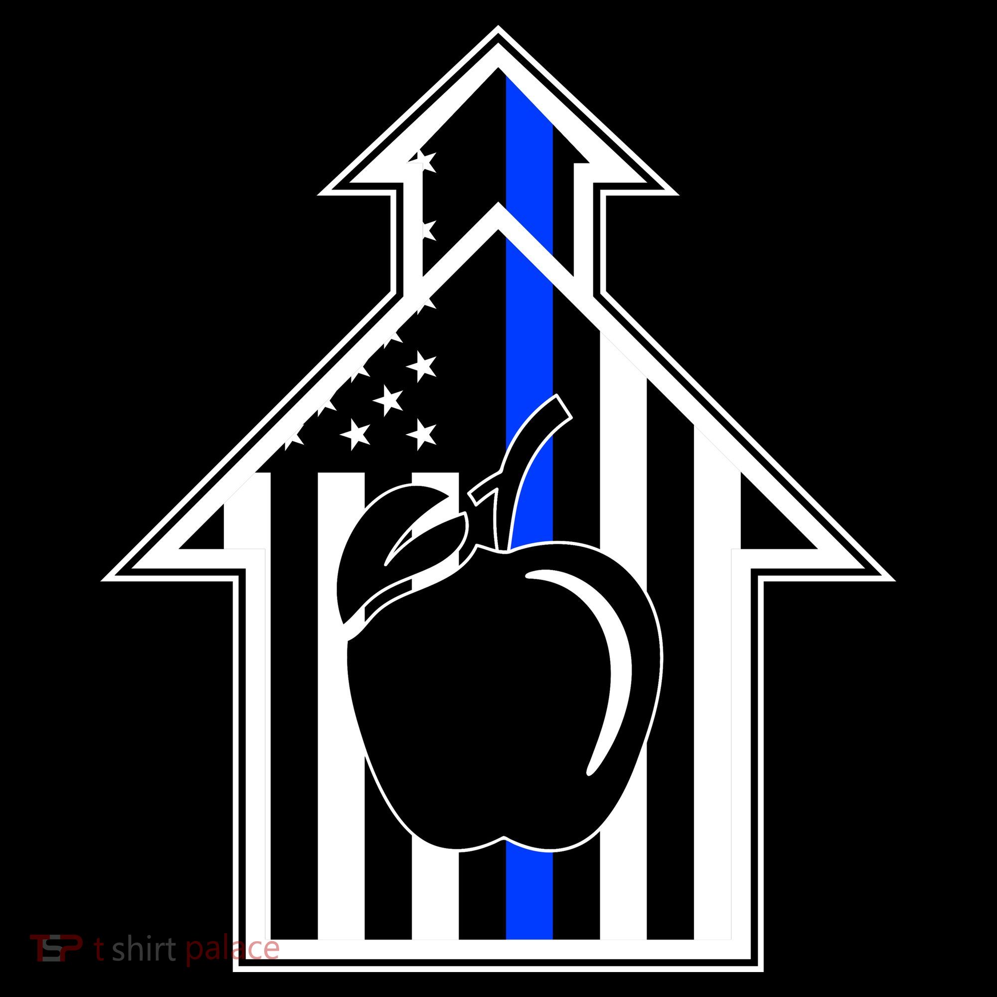 School Police Blue Thin Line Women's Tank Top
