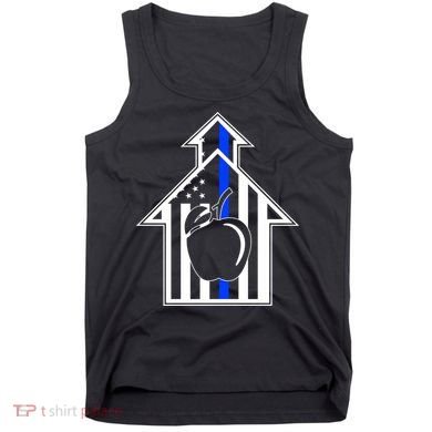 School Police Blue Thin Line Tank Top