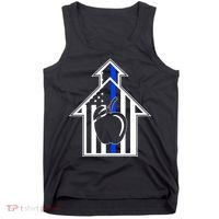 School Police Blue Thin Line Tank Top thumb 0