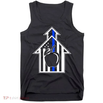 School Police Blue Thin Line Tank Top