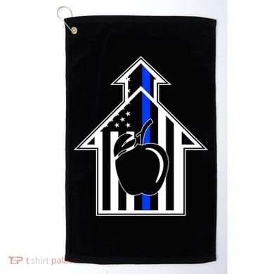 School Police Blue Thin Line Golf Towel