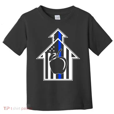 School Police Blue Thin Line Toddler T-Shirt