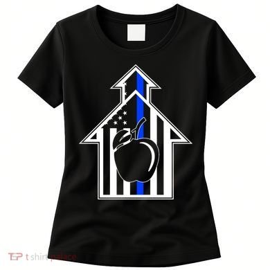School Police Blue Thin Line Women's T-Shirt