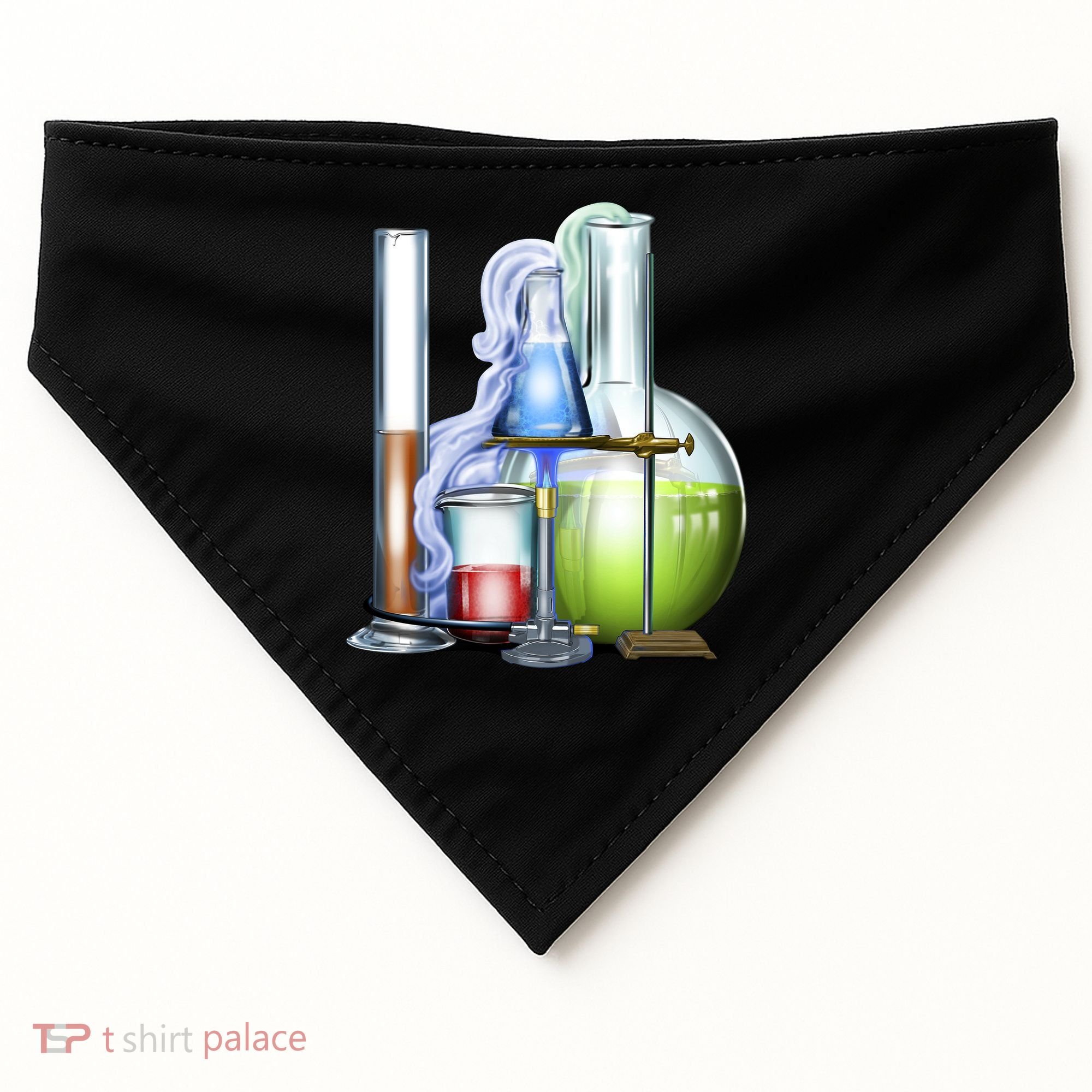 School Science Beakers USA-Made Doggie Bandana