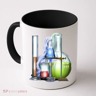 School Science Beakers Coffee Mug