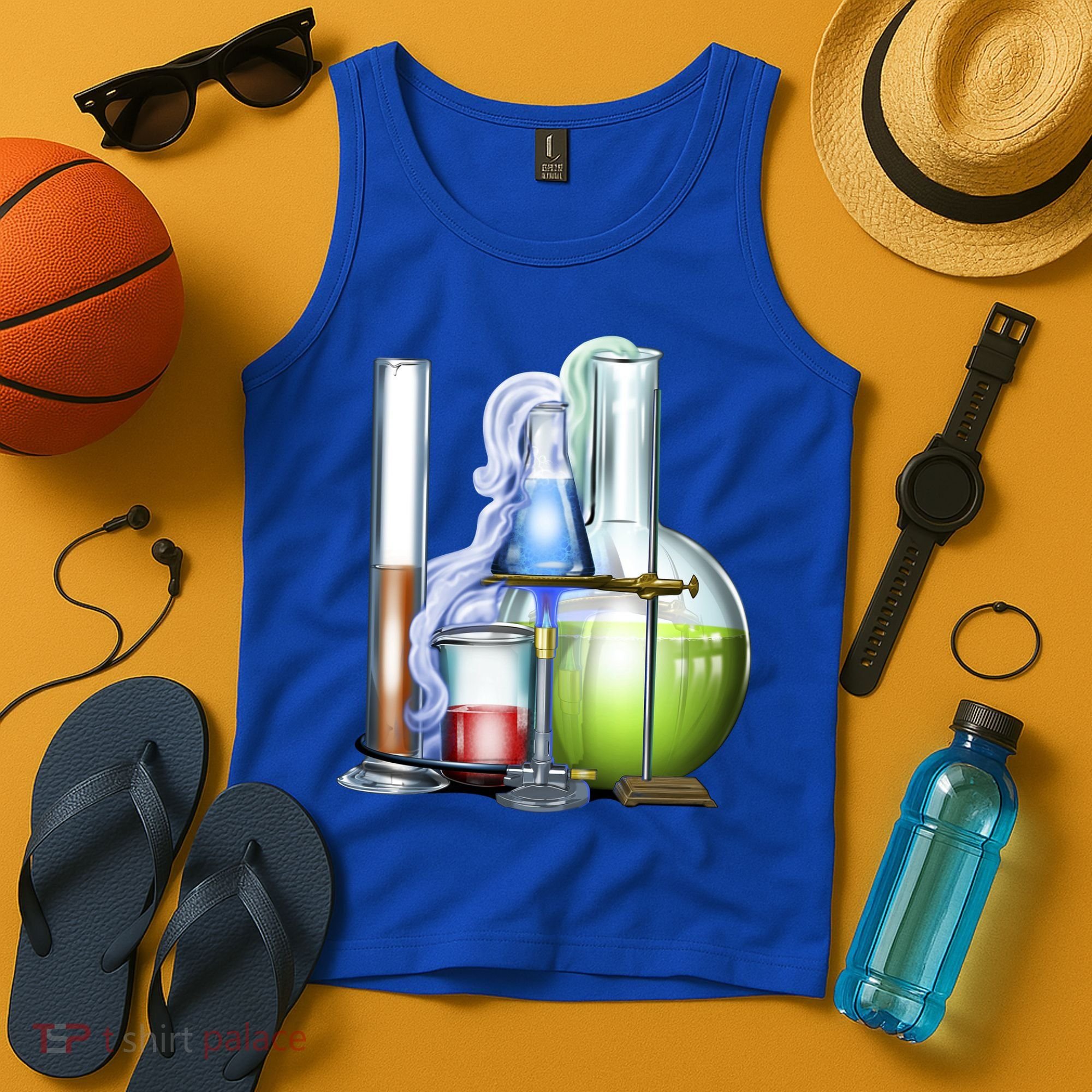 School Science Beakers Tank Top