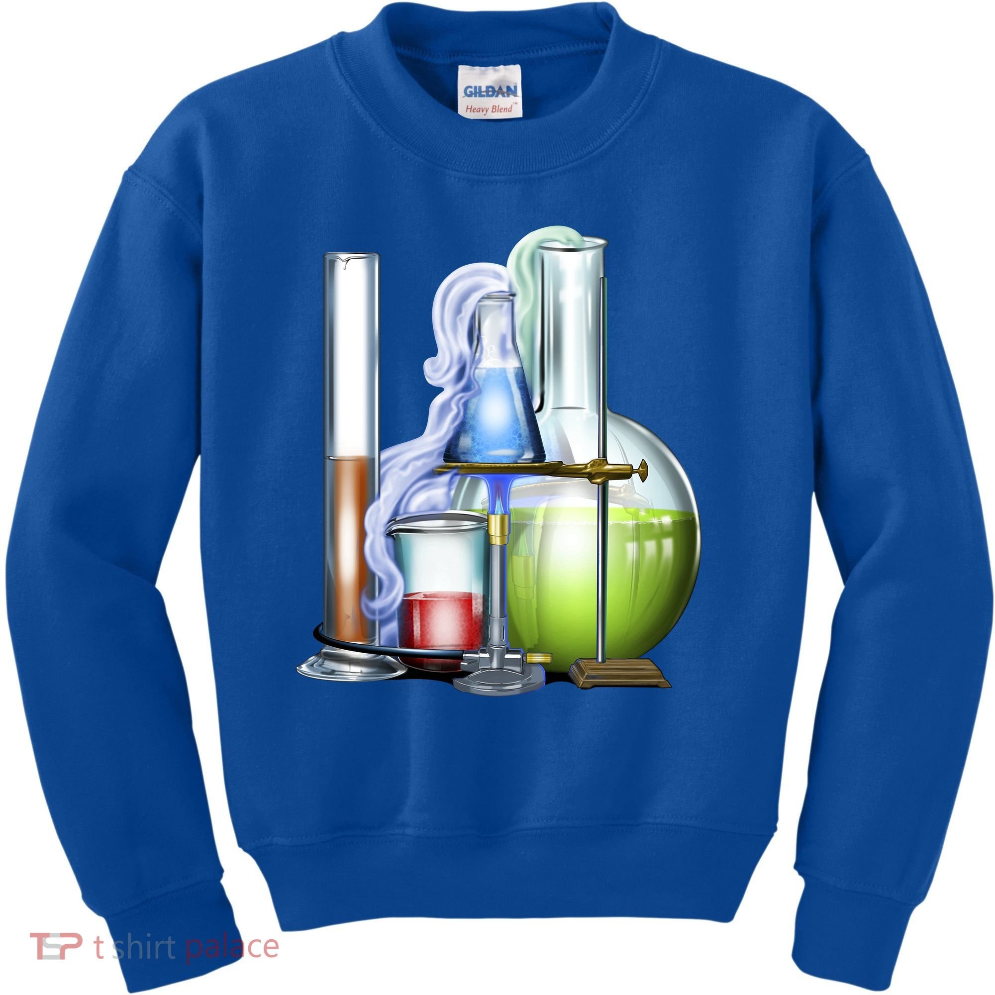 School Science Beakers Kids Sweatshirt