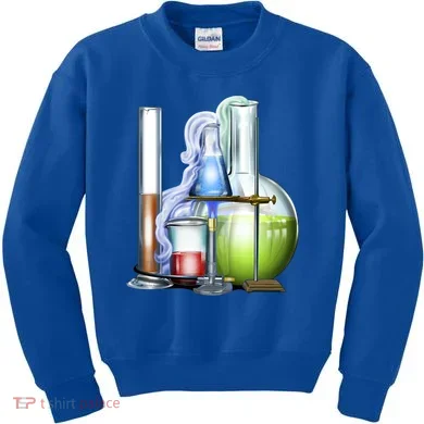 School Science Beakers Kids Sweatshirt