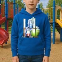 School Science Beakers Kids Hoodie thumb 2