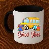 School Vibes Back to School Coffee Mug thumb 2