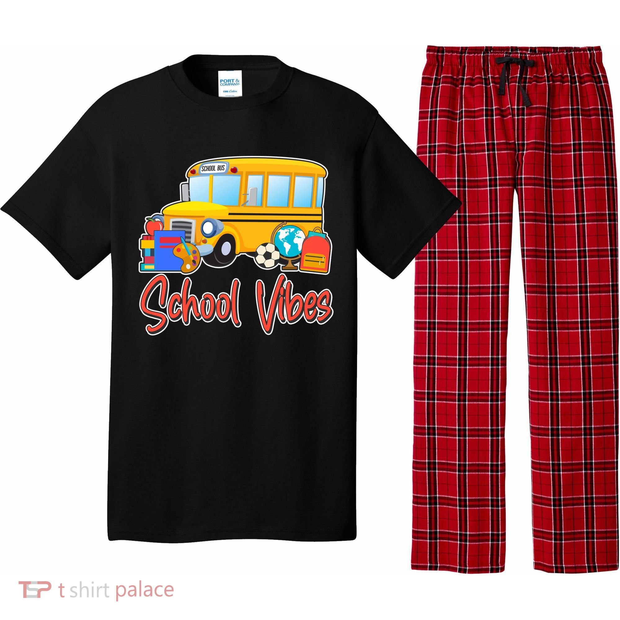 School Vibes Back to School Pajama Set
