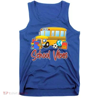 School Vibes Back to School Tank Top