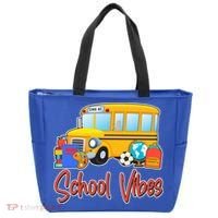 School Vibes Back to School Tote Bag thumb 0