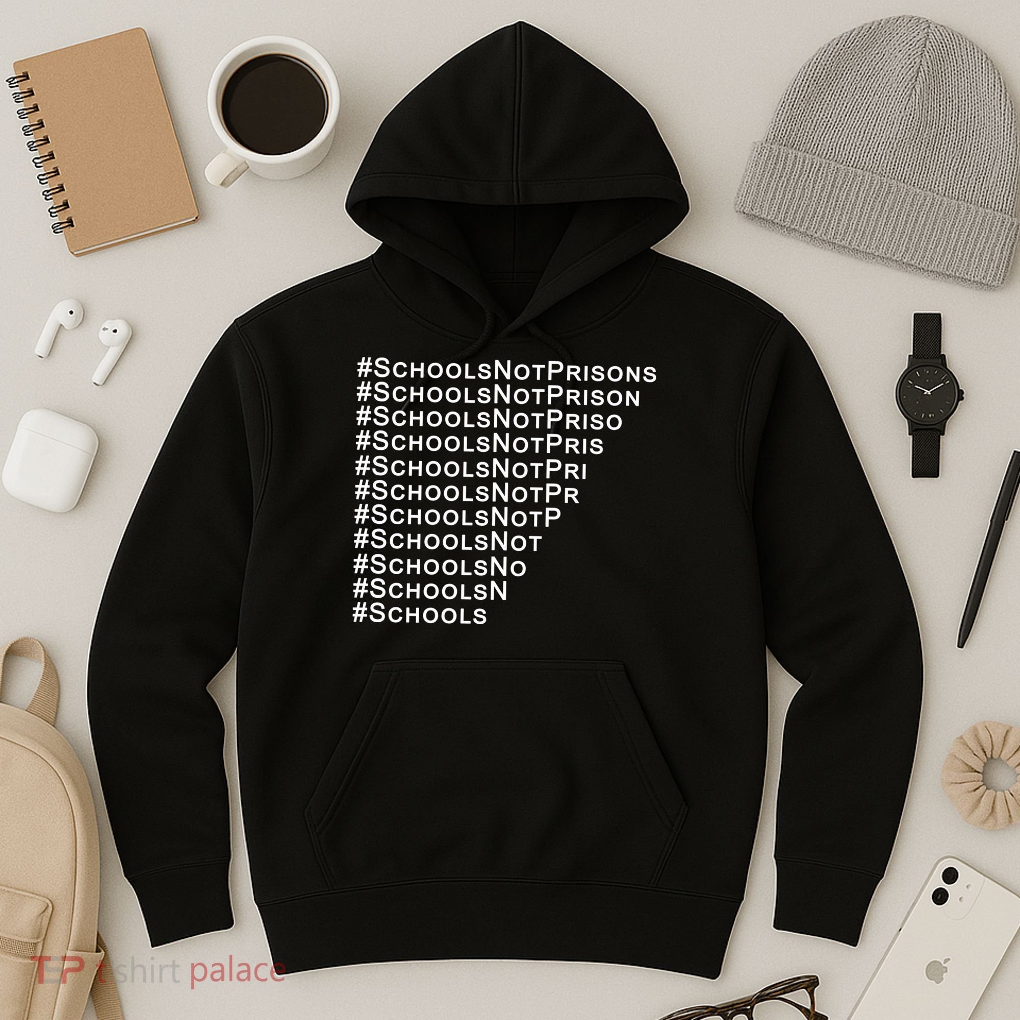 Schools Not Prisons Hoodie