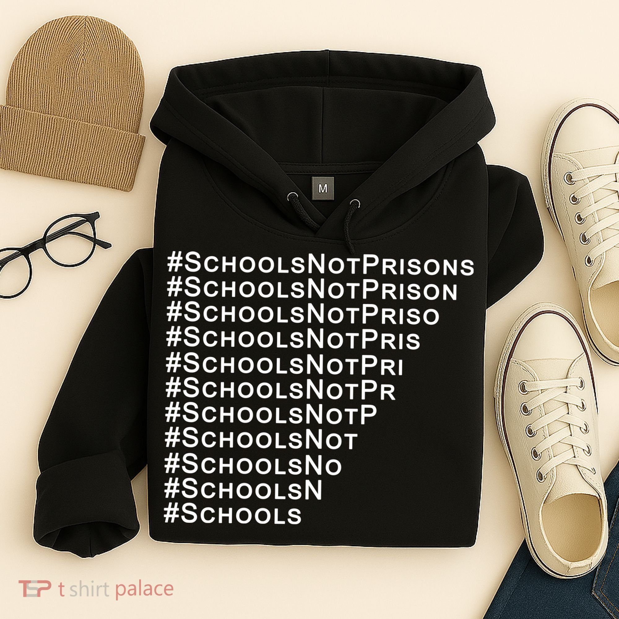Schools Not Prisons Hoodie