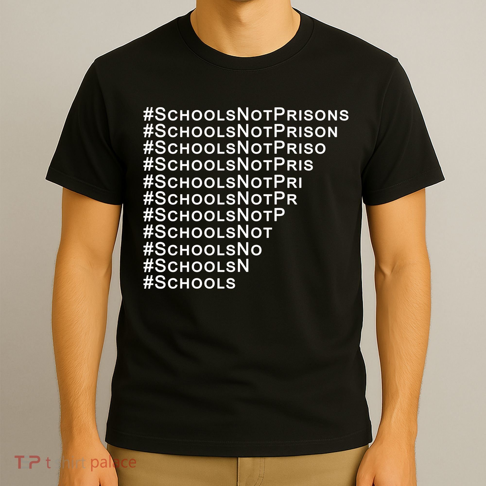 Schools Not Prisons T-Shirt