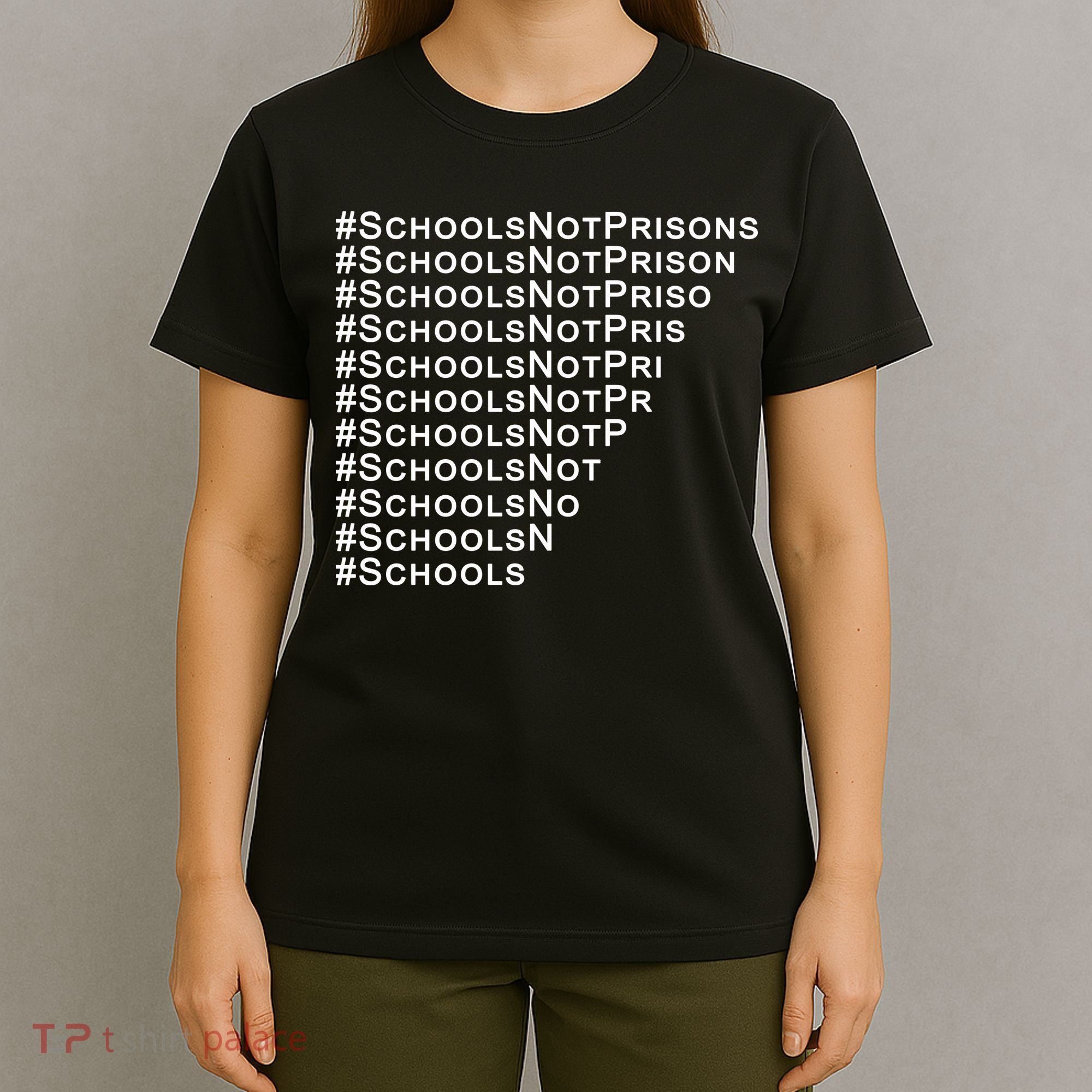 Schools Not Prisons T-Shirt