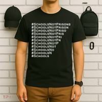 Schools Not Prisons T-Shirt thumb 6