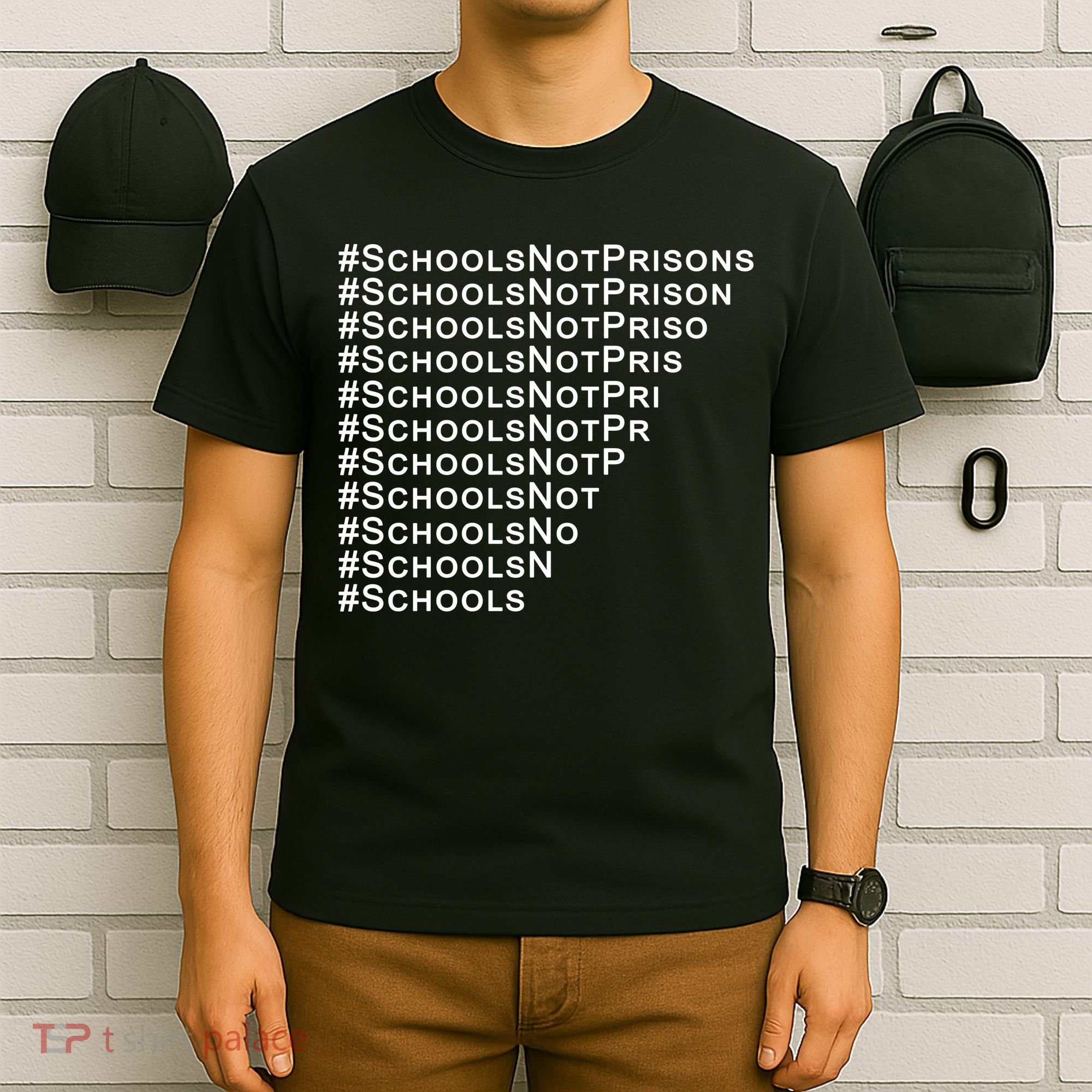 Schools Not Prisons T-Shirt