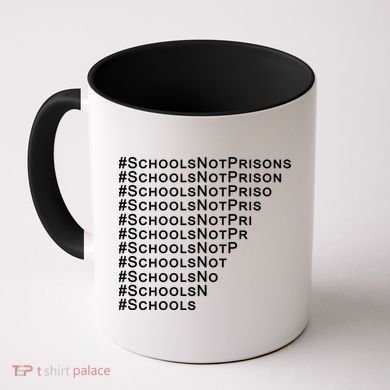 Schools Not Prisons Coffee Mug