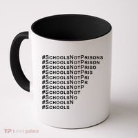 Schools Not Prisons Coffee Mug thumb 0