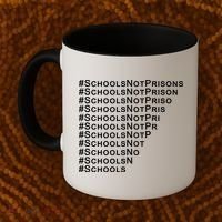Schools Not Prisons Coffee Mug thumb 2