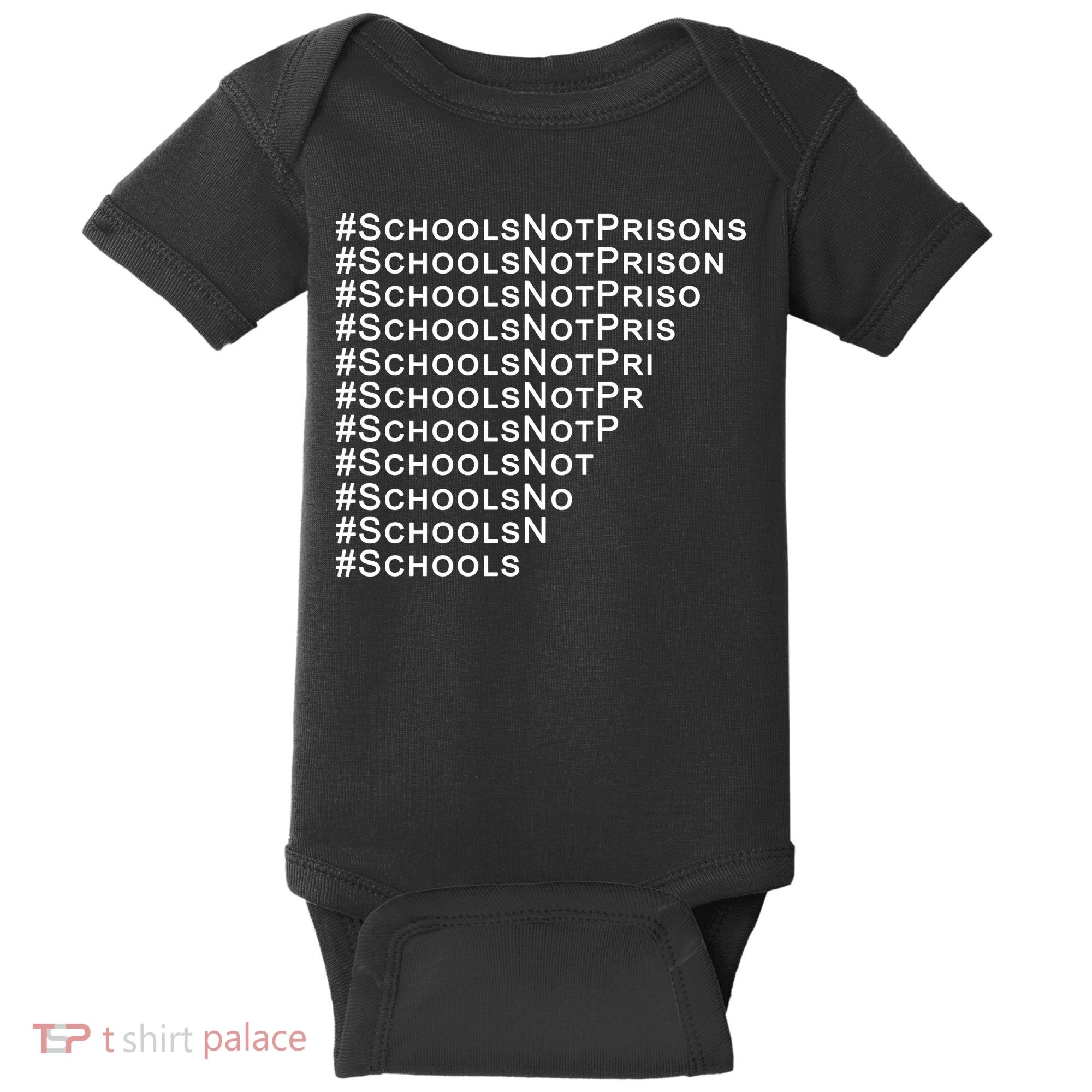Schools Not Prisons Baby Bodysuit