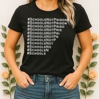 Schools Not Prisons Women's T-Shirt thumb 2