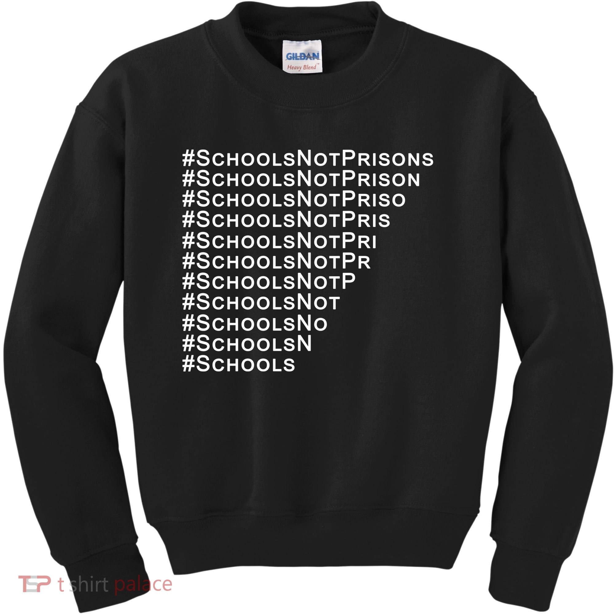 Schools Not Prisons Kids Sweatshirt