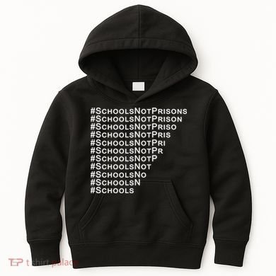 Schools Not Prisons Kids Hoodie