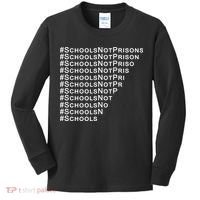 Schools Not Prisons Kids Long Sleeve Shirt thumb 0