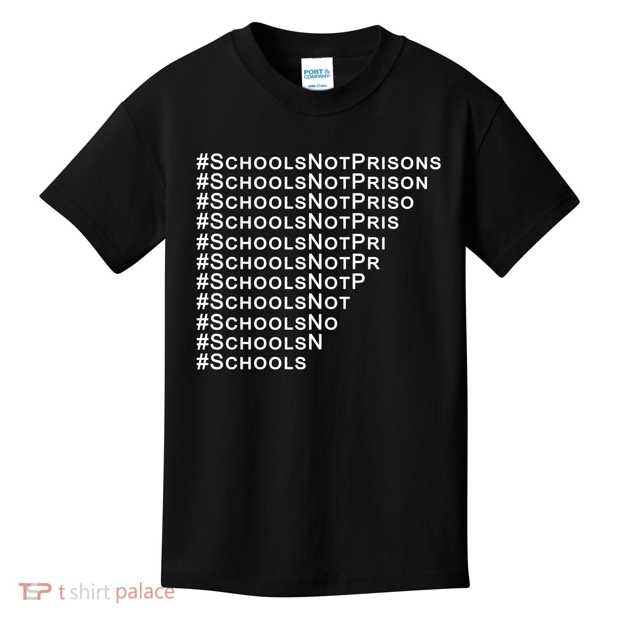 Schools Not Prisons Kids T-Shirt