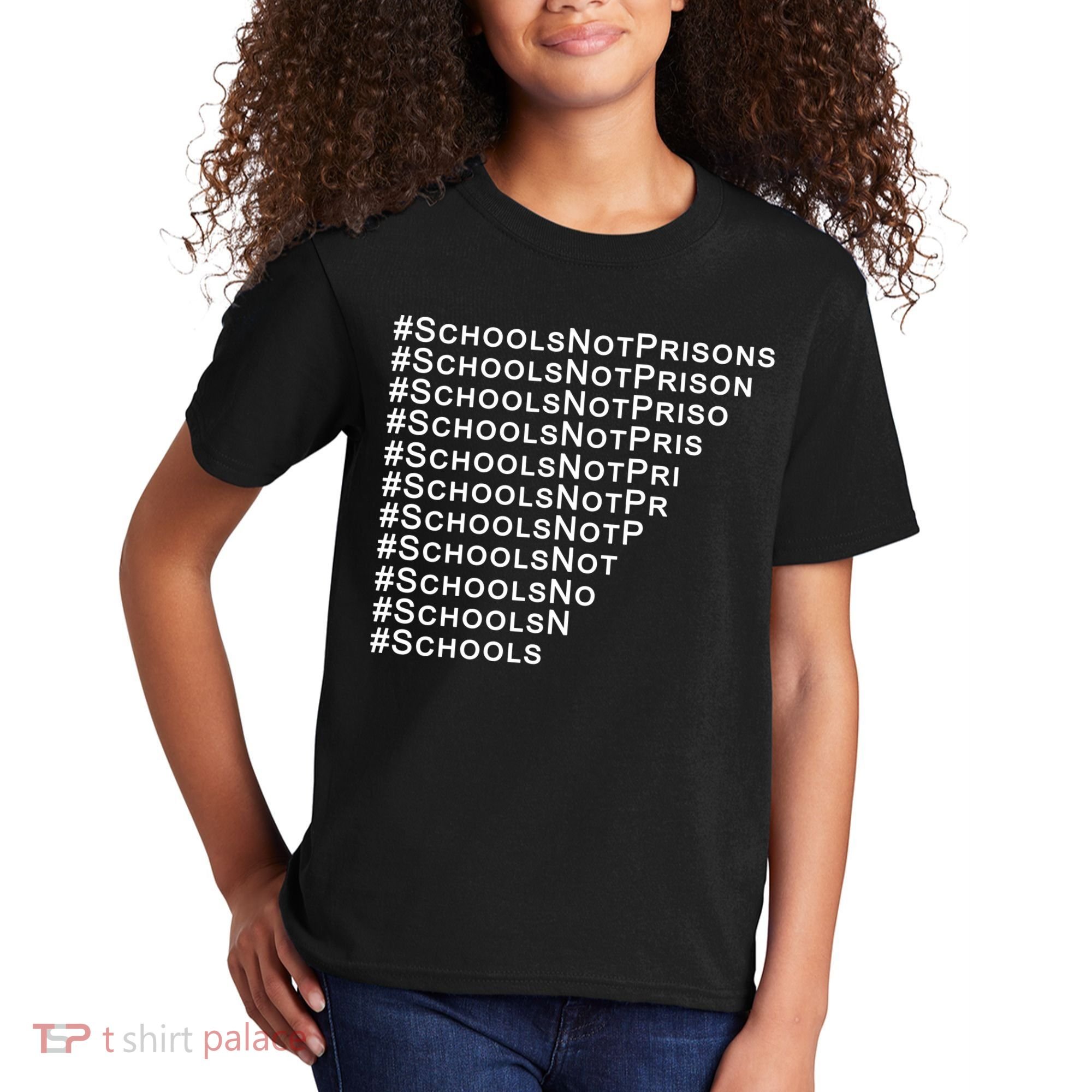 Schools Not Prisons Kids T-Shirt
