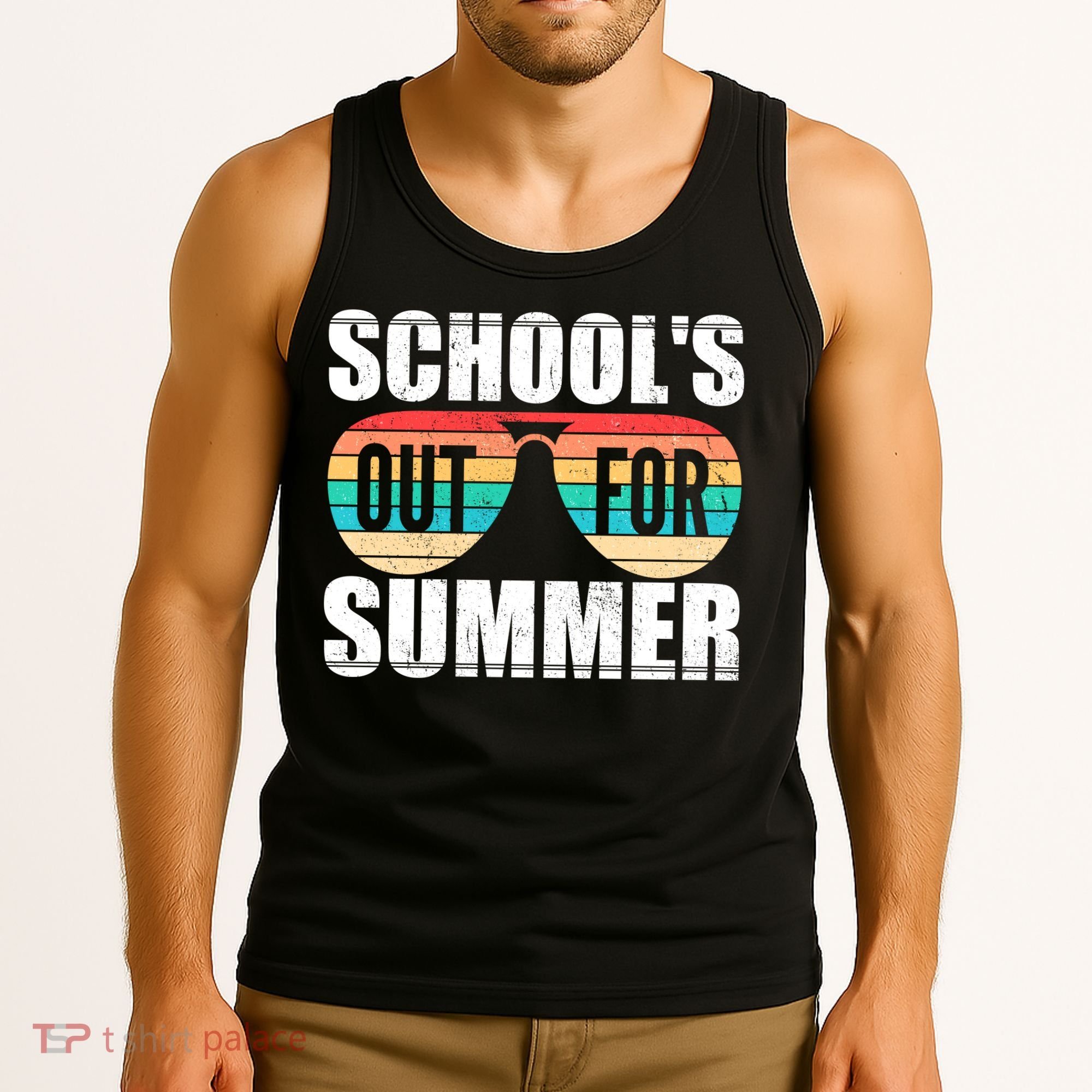 School's Out For Summer Shades Tank Top