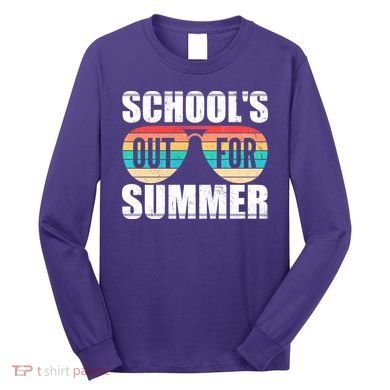 School's Out For Summer Shades Long Sleeve Shirt