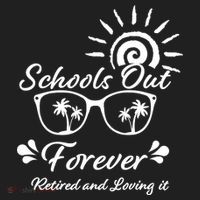 Schools Out Forever Retired & Loving It Beanie thumb 2