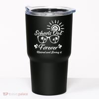 Schools Out Forever Retired & Loving It Tumbler thumb 0