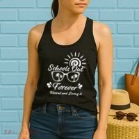 Schools Out Forever Retired & Loving It Women's Tank Top thumb 2