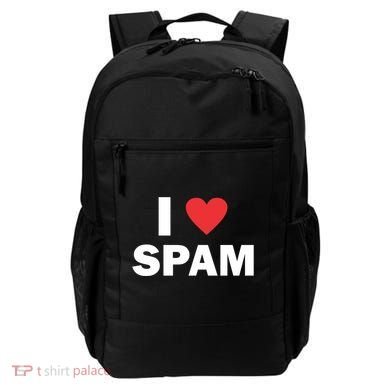 Spam Collection I Love Spam Gift Black Small Backpack