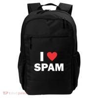 Spam Collection I Love Spam Gift Black Small Backpack thumb 0