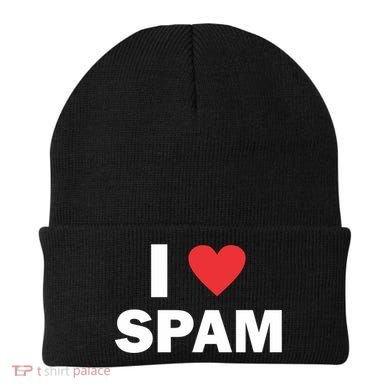 Spam Collection I Love Spam Gift Black Small Beanie