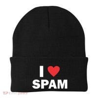 Spam Collection I Love Spam Gift Black Small Beanie thumb 0