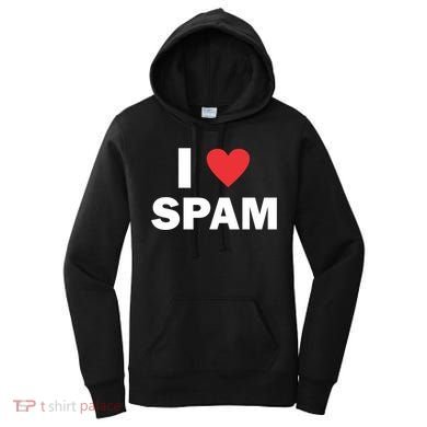 Spam Collection I Love Spam Gift Black Small Women's Hoodie