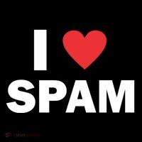 Spam Collection I Love Spam Gift Black Small Ornament thumb 1