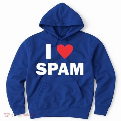 Spam Collection I Love Spam Gift Black Small Hoodie