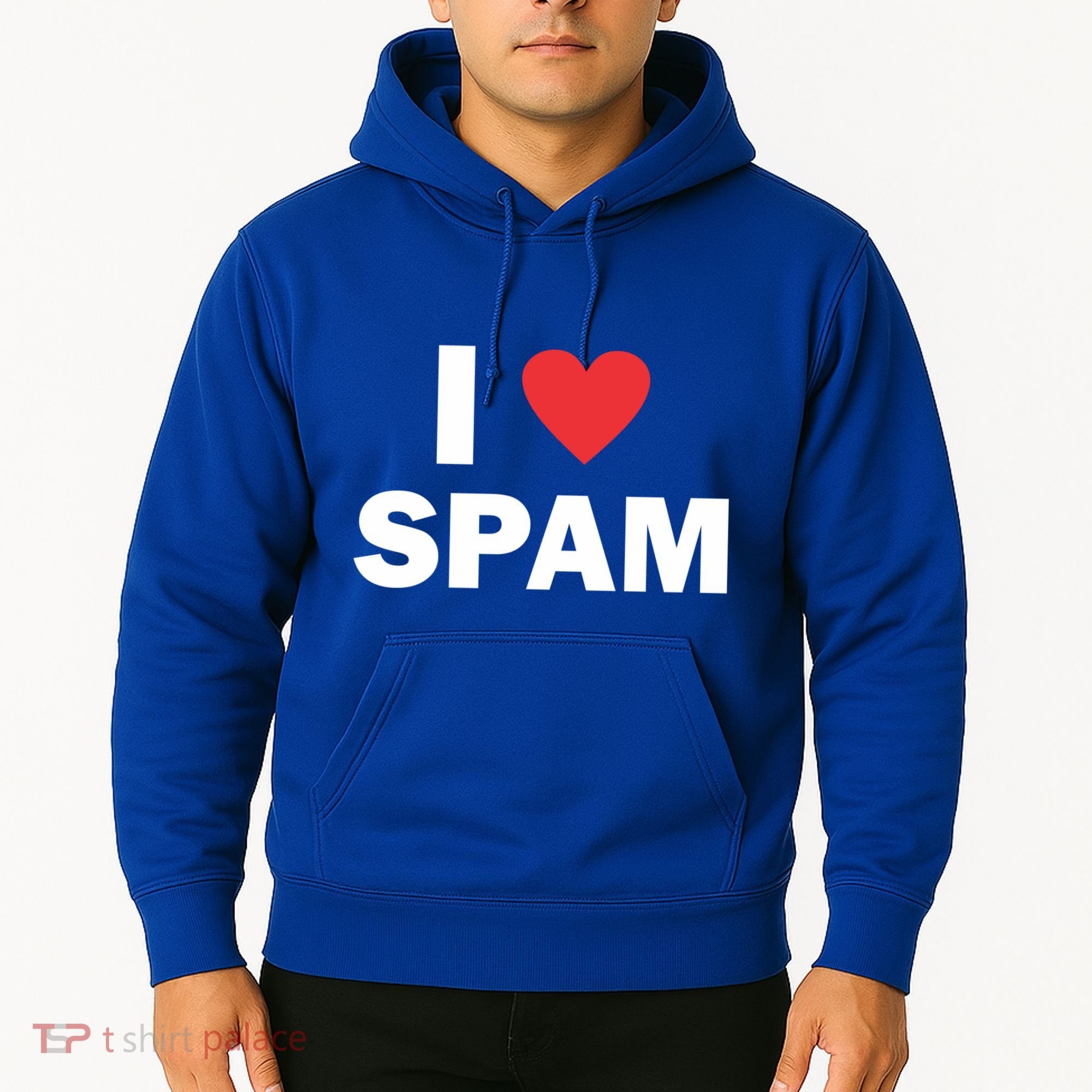Spam Collection I Love Spam Gift Black Small Hoodie